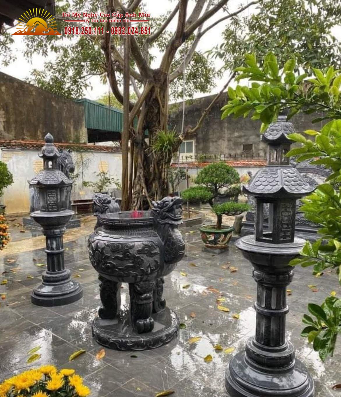 LƯ HƯƠNG, ĐÈN ĐÁ LƯ HƯƠNG, ĐÈN ĐÁ